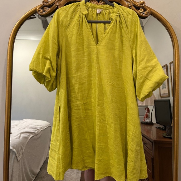 Magaschoni | Dresses | Magaschoni Linen Dress | Poshmark